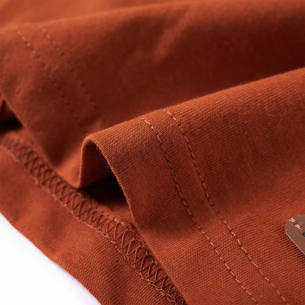 Μπλουζάκι Παιδικό Μακρυμάνικο Πορτοκαλί 140 - PAKOBAZAAR