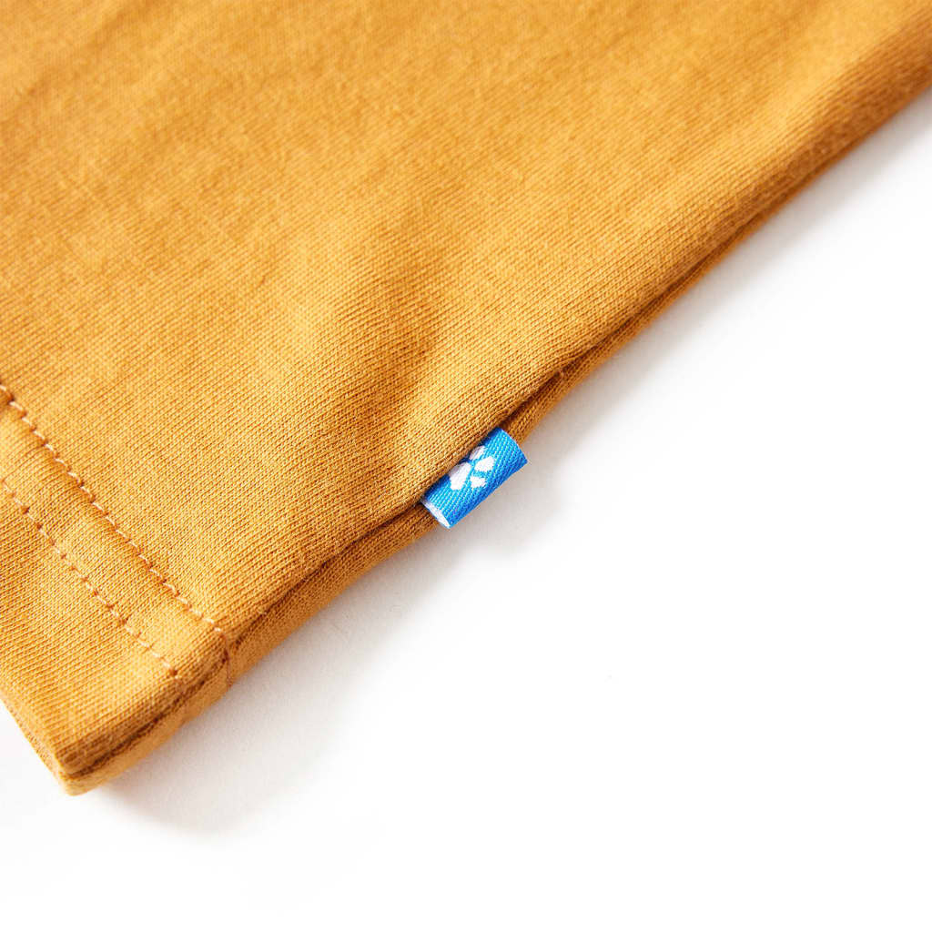 Μπλουζάκι Παιδικό Μακρυμάνικο Σκούρα Ώχρα 92 - PAKOBAZAAR