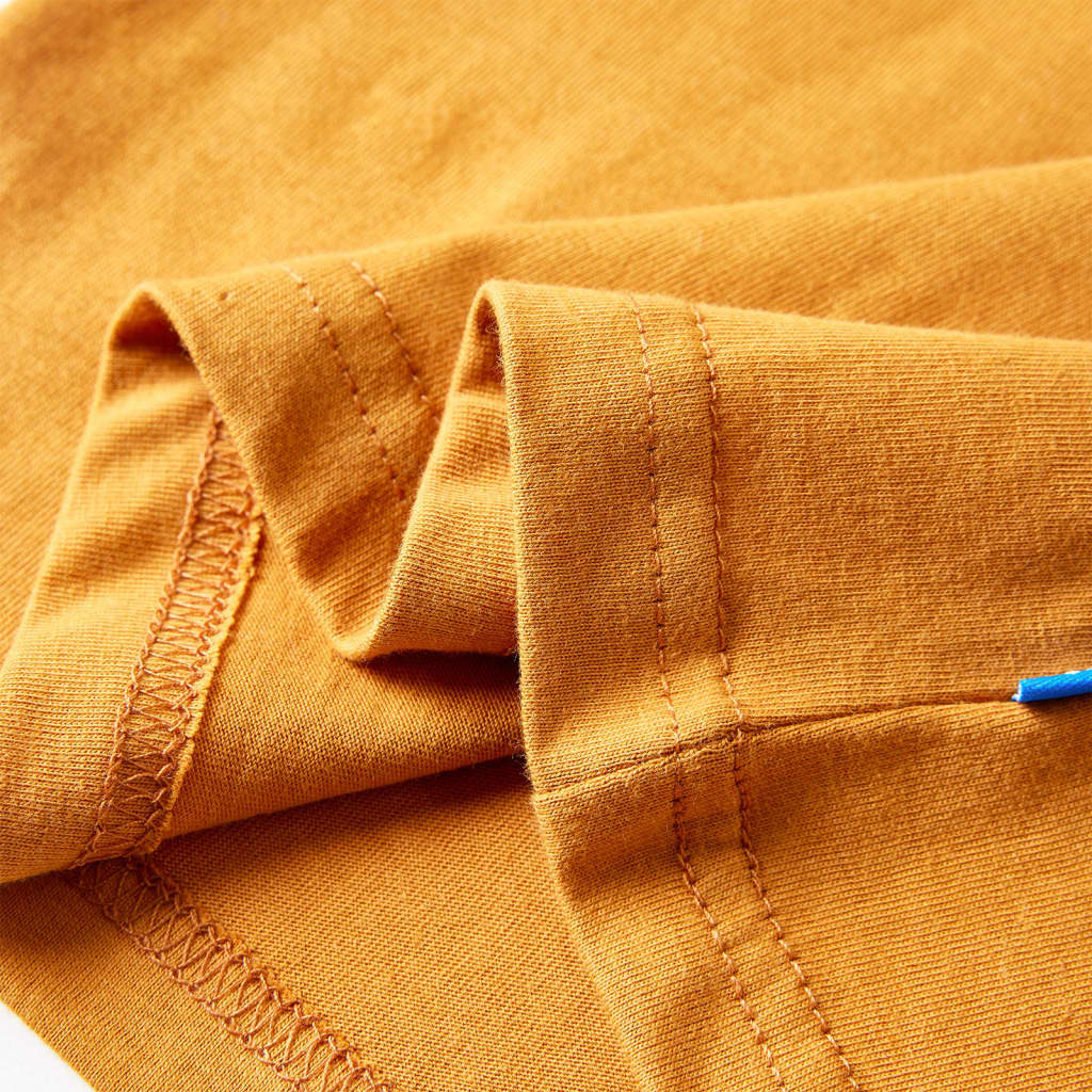 Μπλουζάκι Παιδικό Μακρυμάνικο Σκούρα Ώχρα 92 - PAKOBAZAAR