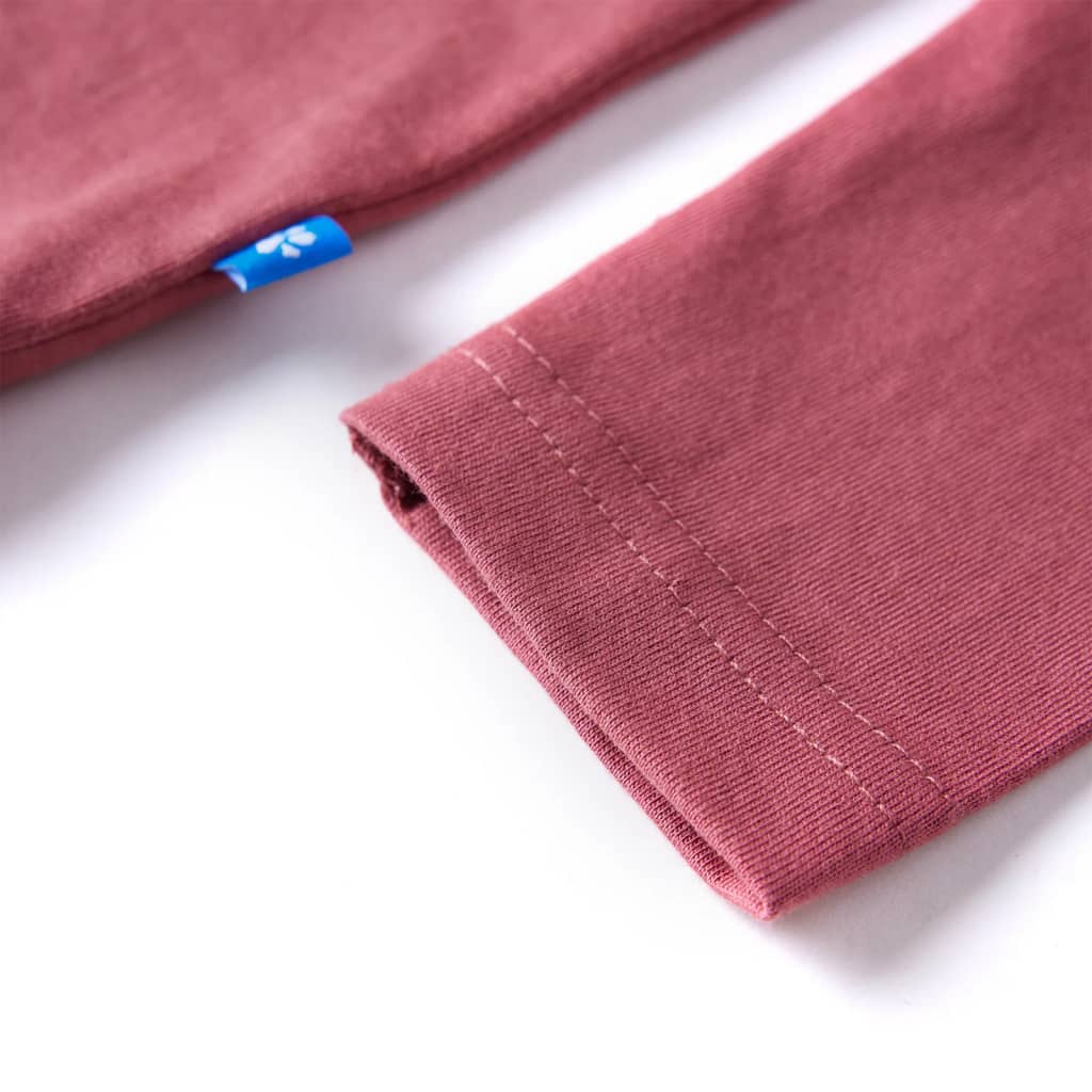 Μπλουζάκι Παιδικό Μακρυμάνικο Σκούρα Κόκκινο 104 - PAKOBAZAAR