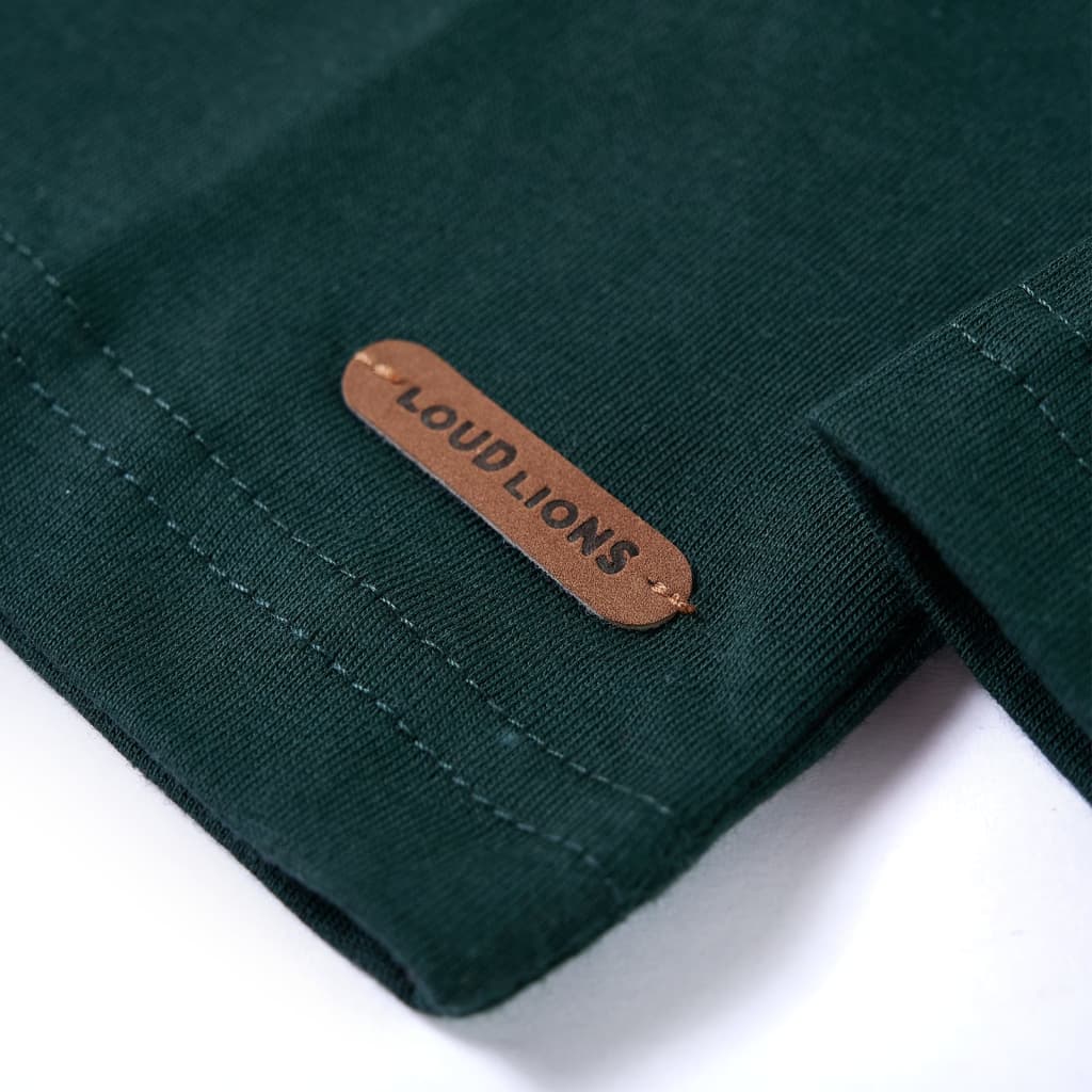 Μπλουζάκι Παιδικό Μακρυμάνικο Σκούρο Πράσινο 116 - PAKOBAZAAR