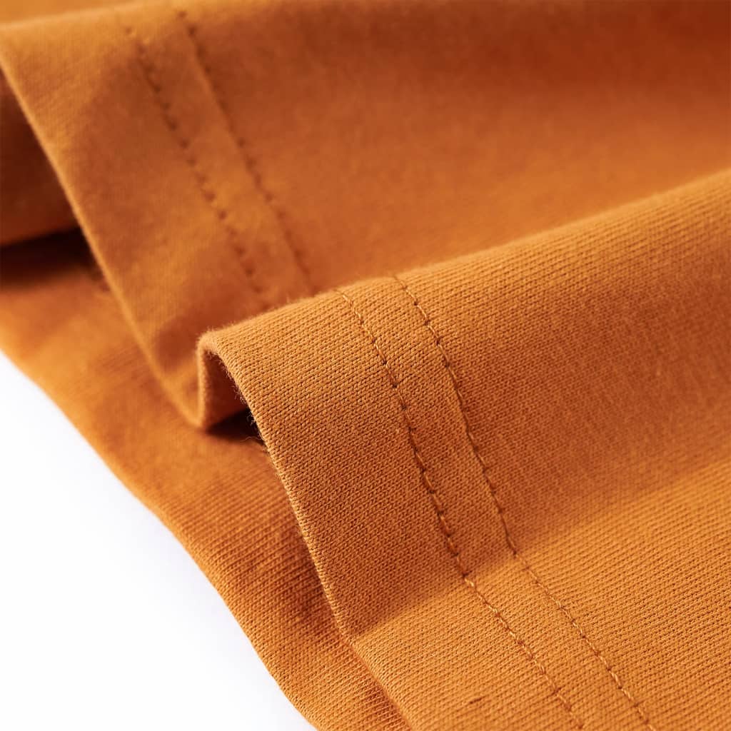 Μπλουζάκι Παιδικό Μακρυμάνικο Σκούρα Ώχρα 128 - PAKOBAZAAR