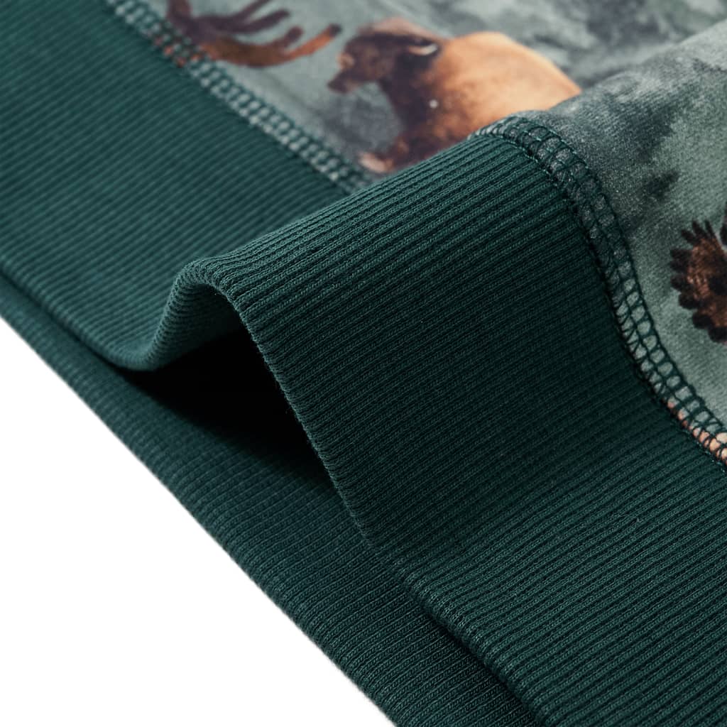 Φούτερ Παιδικό Σκούρο Πράσινο 128 - PAKOBAZAAR