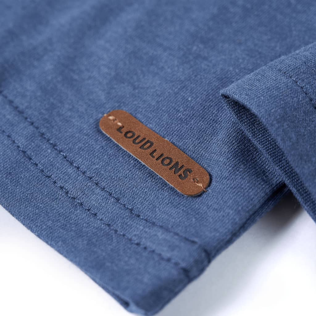 Μπλουζάκι Παιδικό Μακρυμάνικο Μπλε Μελανζέ 140 - PAKOBAZAAR