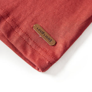 Μπλουζάκι Παιδικό Μακρυμάνικο Burnt Red Χρώμα 104
