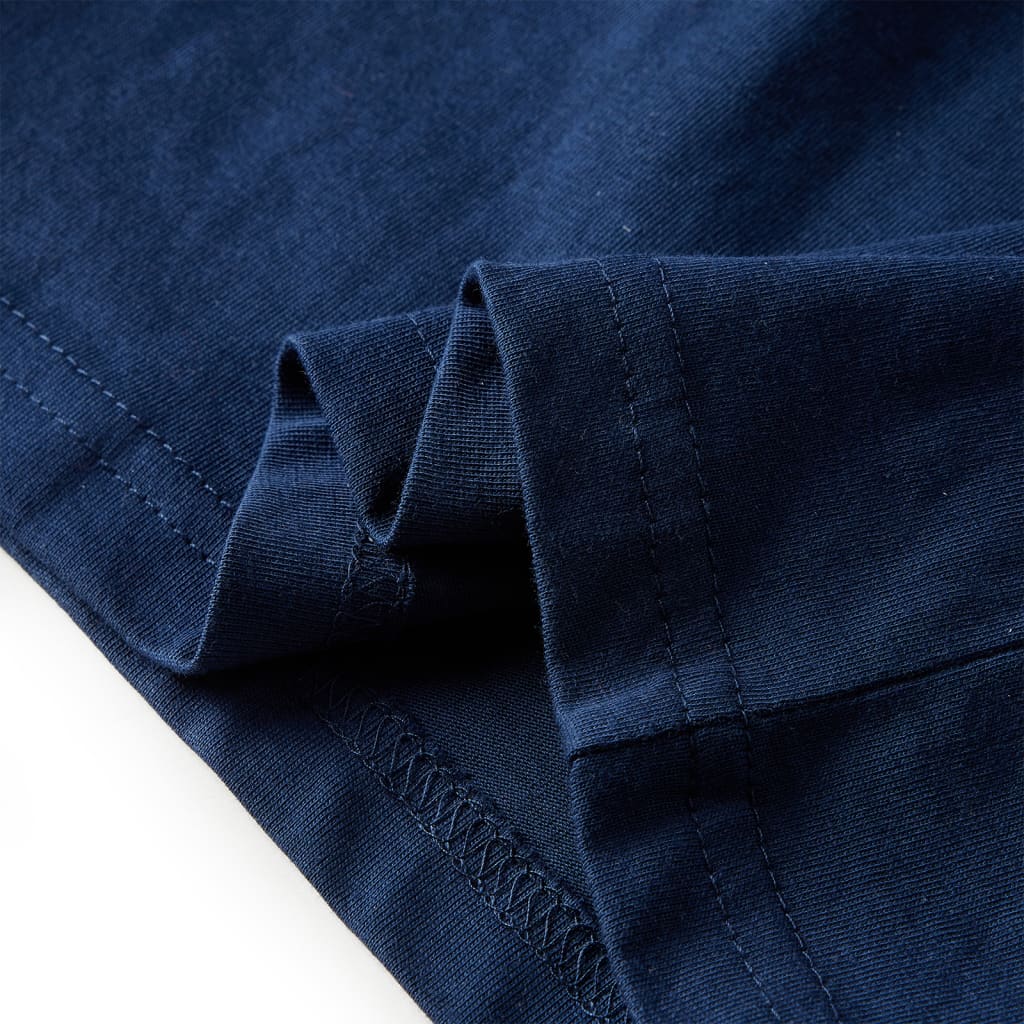 Μπλουζάκι Παιδικό Μακρυμάνικο Ναυτικό Μπλε 104 - PAKOBAZAAR