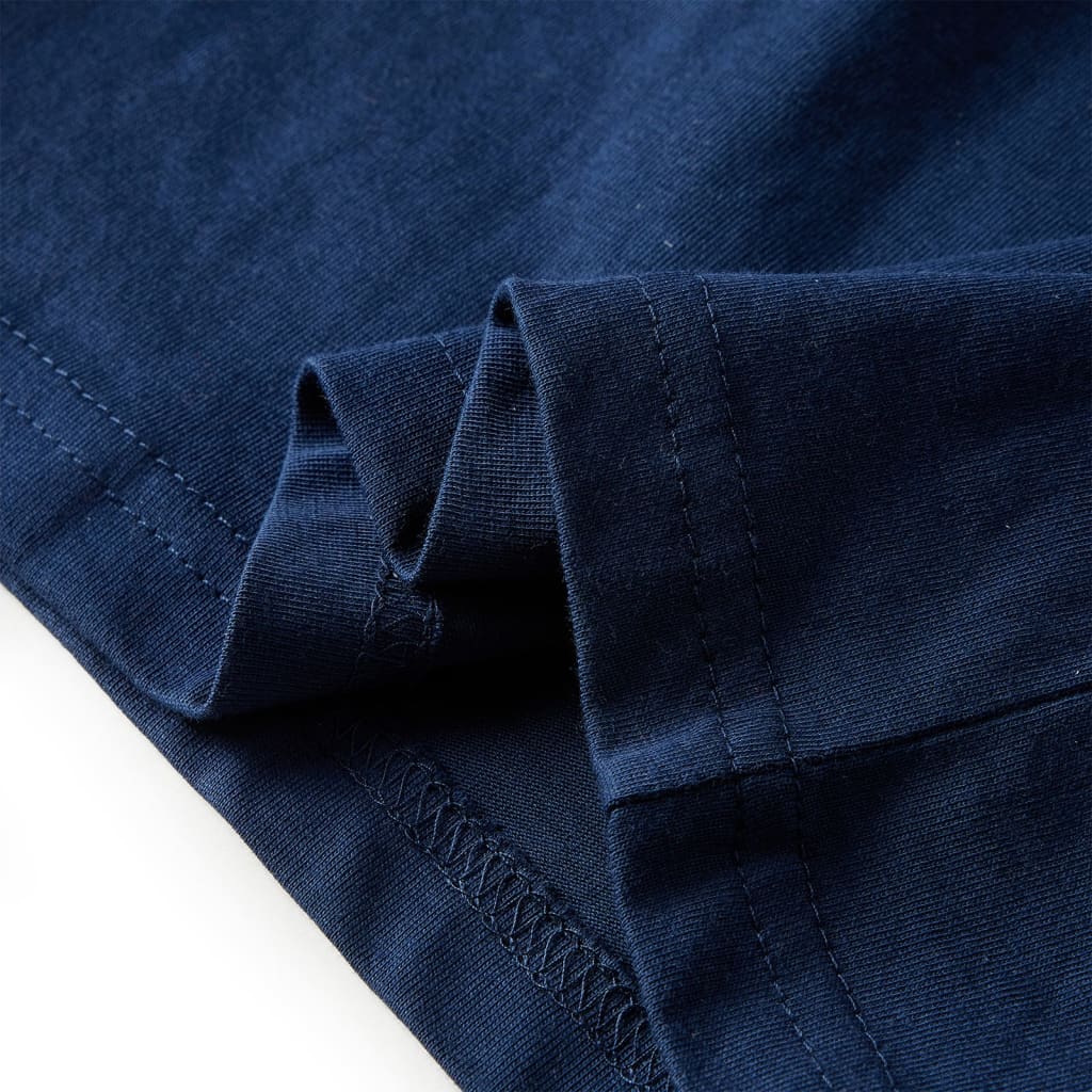 Μπλουζάκι Παιδικό Μακρυμάνικο Ναυτικό Μπλε 128 - PAKOBAZAAR