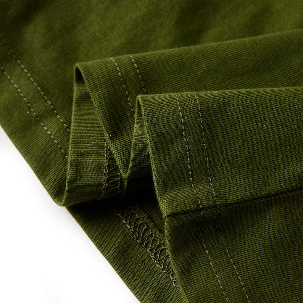 Μπλουζάκι Παιδικό Μακρυμάνικο Σκούρο Χακί 104 - PAKOBAZAAR