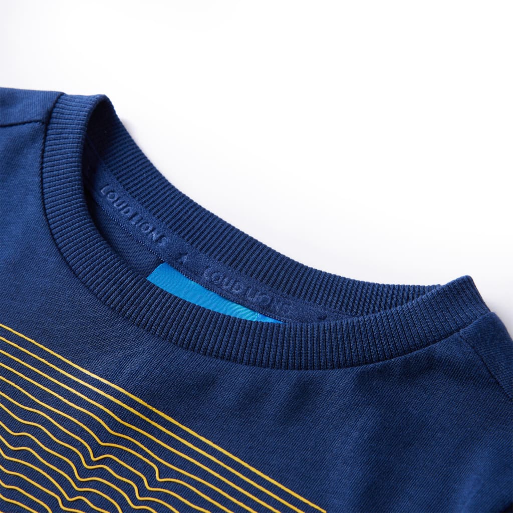 Μπλουζάκι Παιδικό Μακρυμάνικο Ναυτικό Μπλε 116 - PAKOBAZAAR