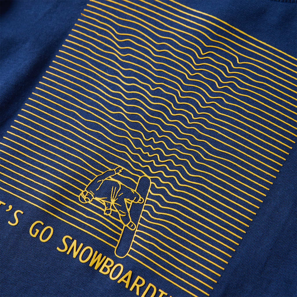 Μπλουζάκι Παιδικό Μακρυμάνικο Ναυτικό Μπλε 116 - PAKOBAZAAR