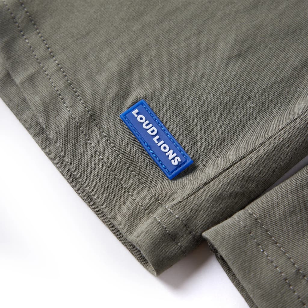 Μπλουζάκι Παιδικό Μακρυμάνικο Χακί 128