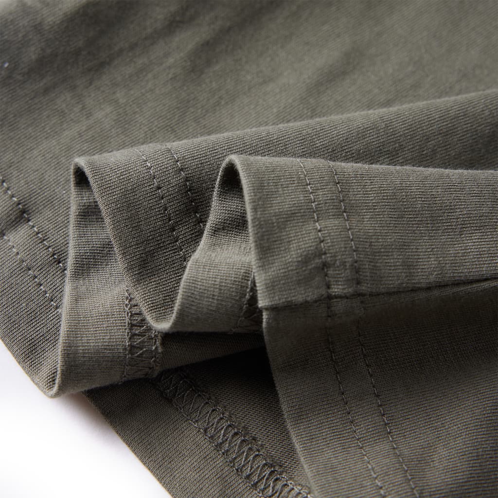 Μπλουζάκι Παιδικό Μακρυμάνικο Χακί 128