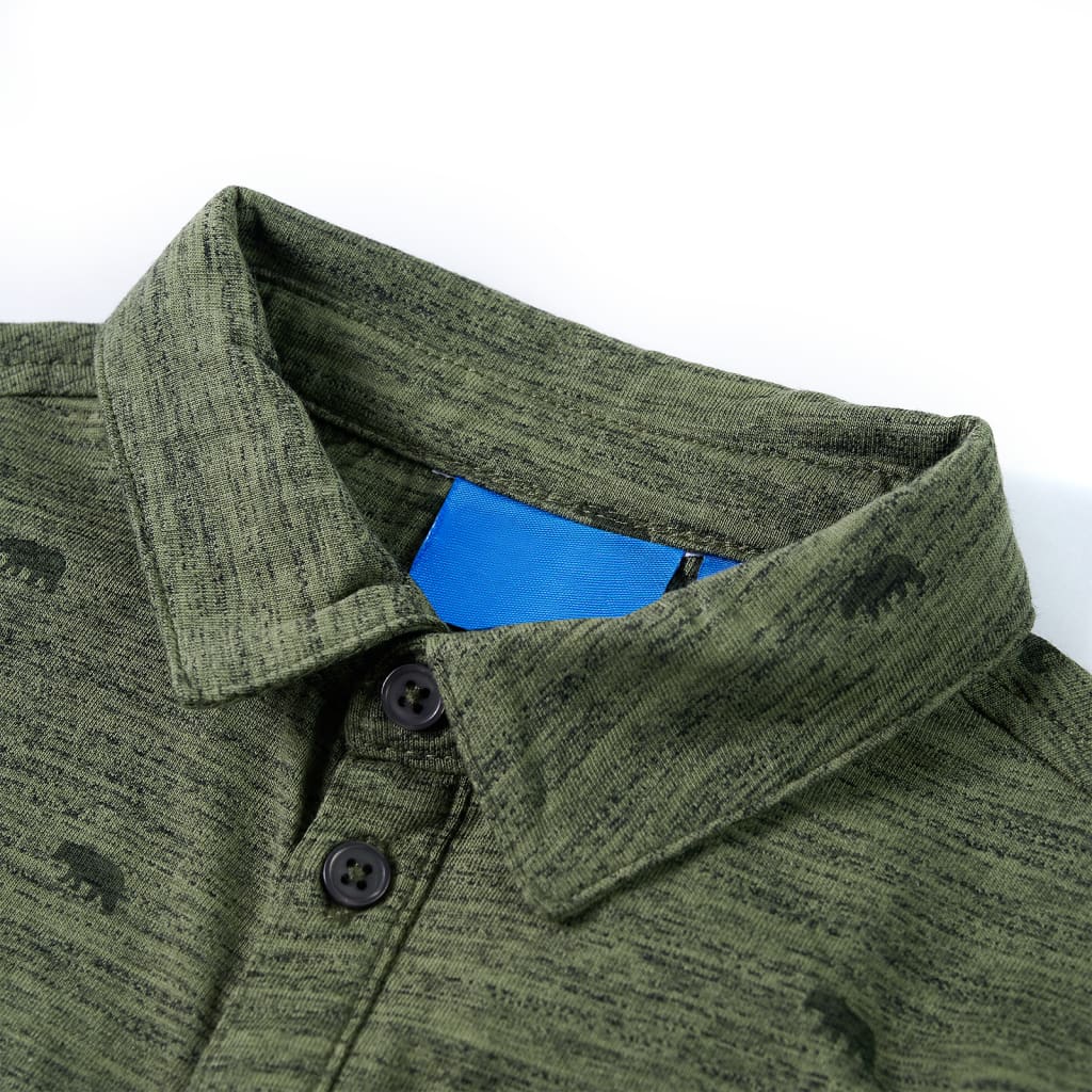 Πουκάμισο Παιδικό Χακί Μελανζέ 116 - PAKOBAZAAR