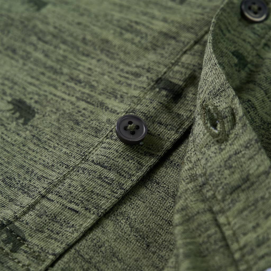 Πουκάμισο Παιδικό Χακί Μελανζέ 116 - PAKOBAZAAR