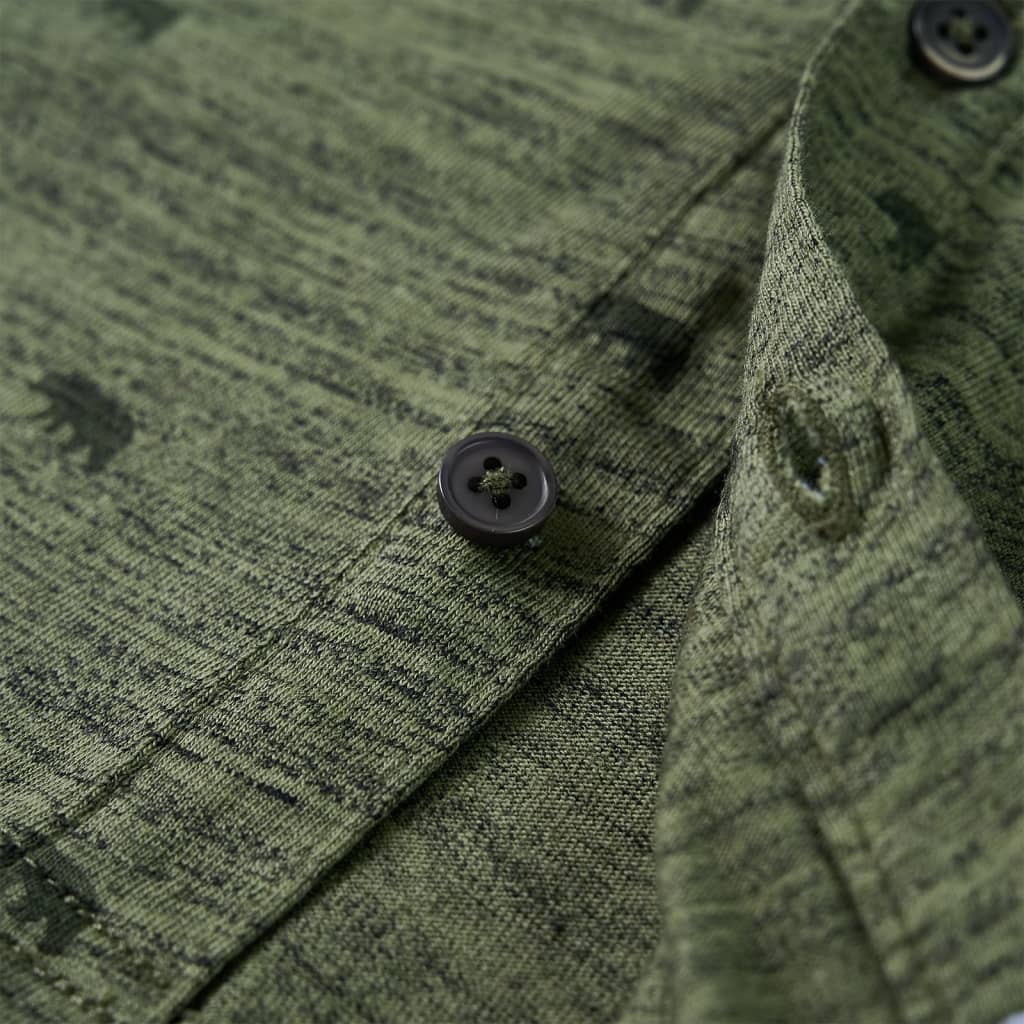 Πουκάμισο Παιδικό Χακί Μελανζέ 128 - PAKOBAZAAR