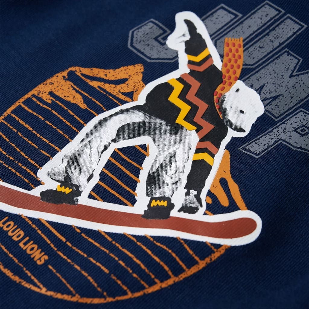 Φούτερ Παιδικό με Κουκούλα Ναυτικό Μπλε 116 - PAKOBAZAAR