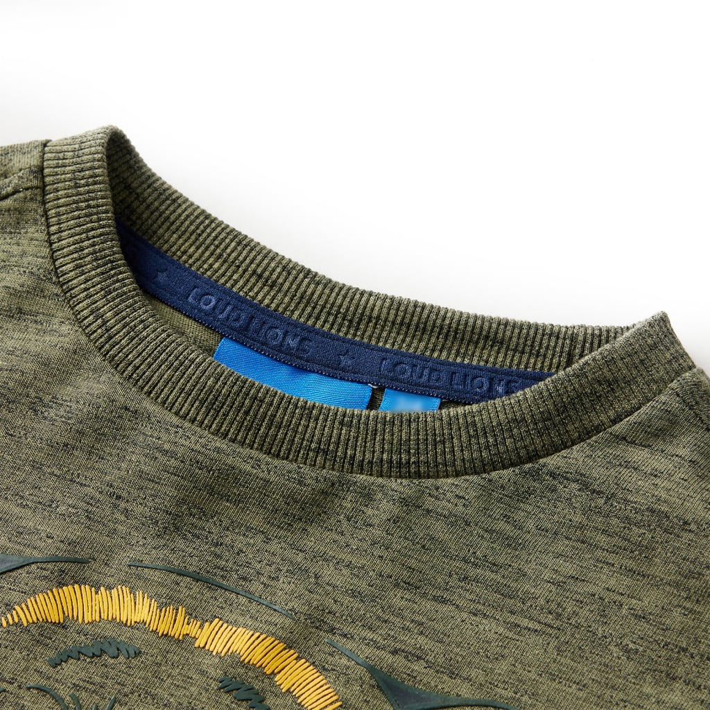 Μπλουζάκι Παιδικό Μακρυμάνικο Χακί Μελανζέ 128 - PAKOBAZAAR