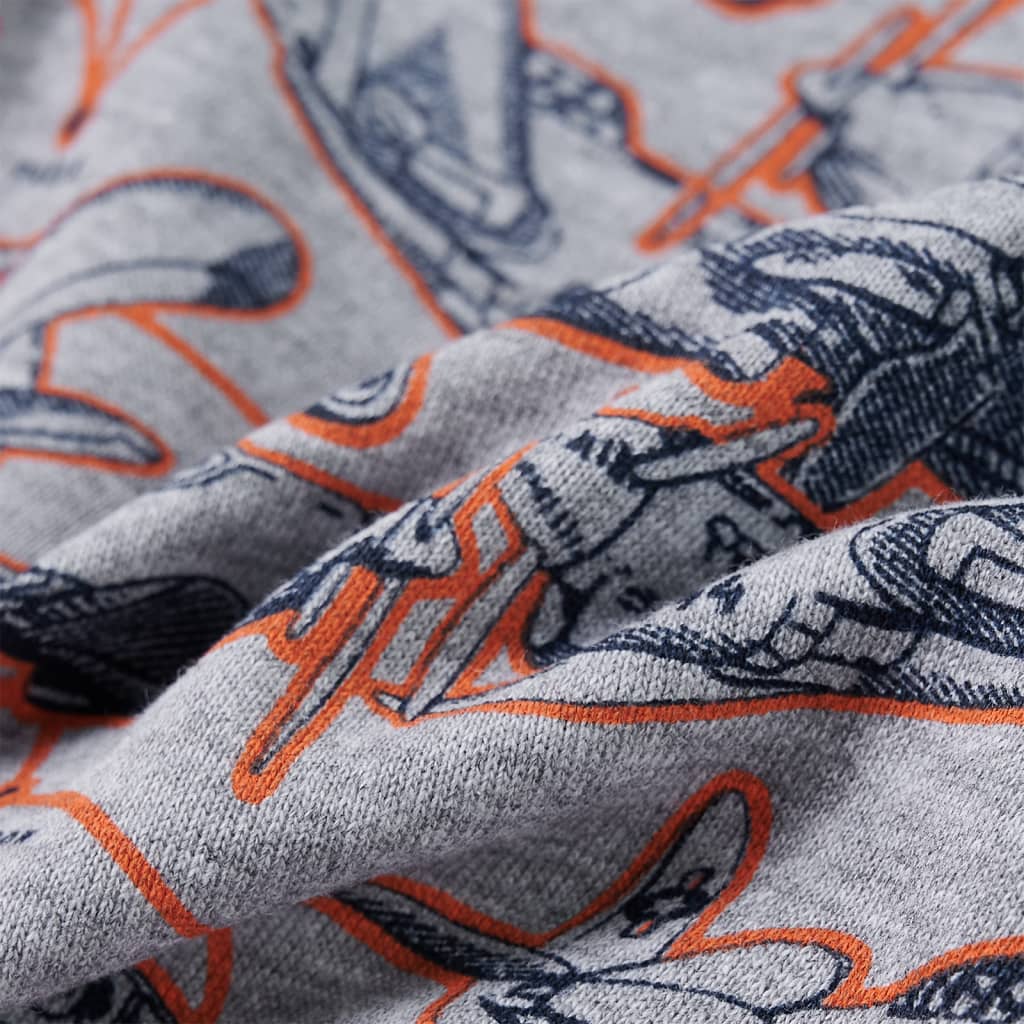 Φούτερ Παιδικό Γκρι Μελανζέ 128 - PAKOBAZAAR