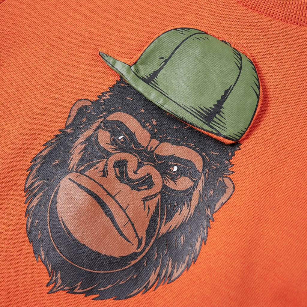 Φούτερ Παιδικό Σκούρο Πορτοκαλί 116 - PAKOBAZAAR