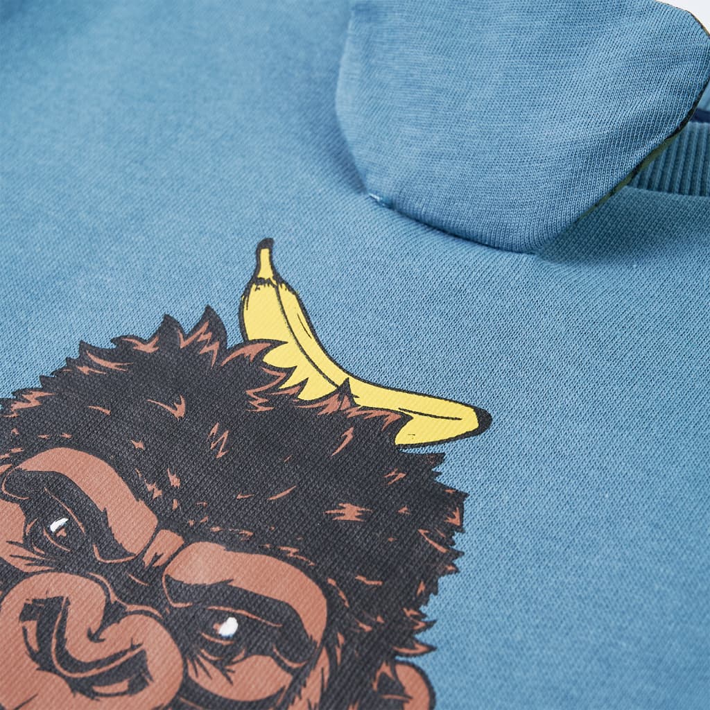 Φούτερ Παιδικό Μεσαία Απόχρωση του Μπλε 116 - PAKOBAZAAR