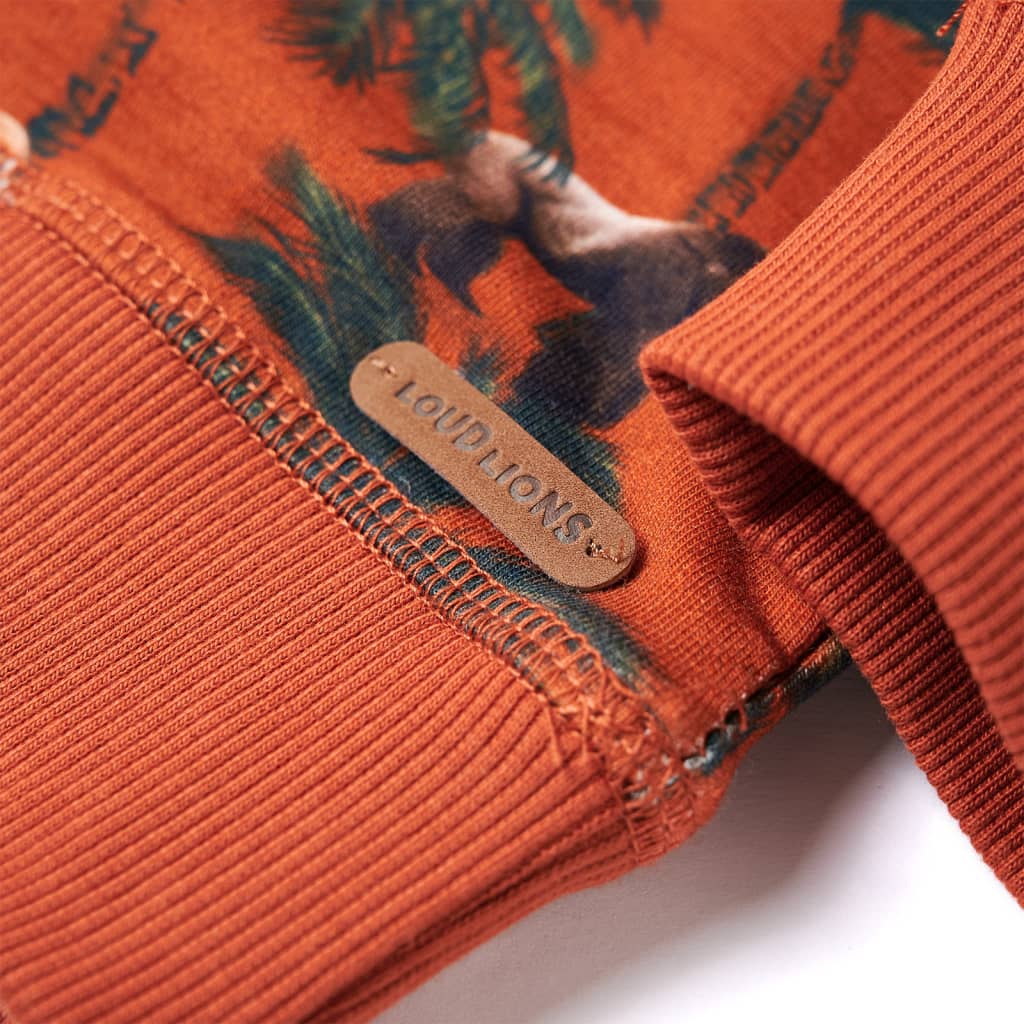 Φούτερ Παιδικό Ανοιχτή Σκουριά 128 - PAKOBAZAAR