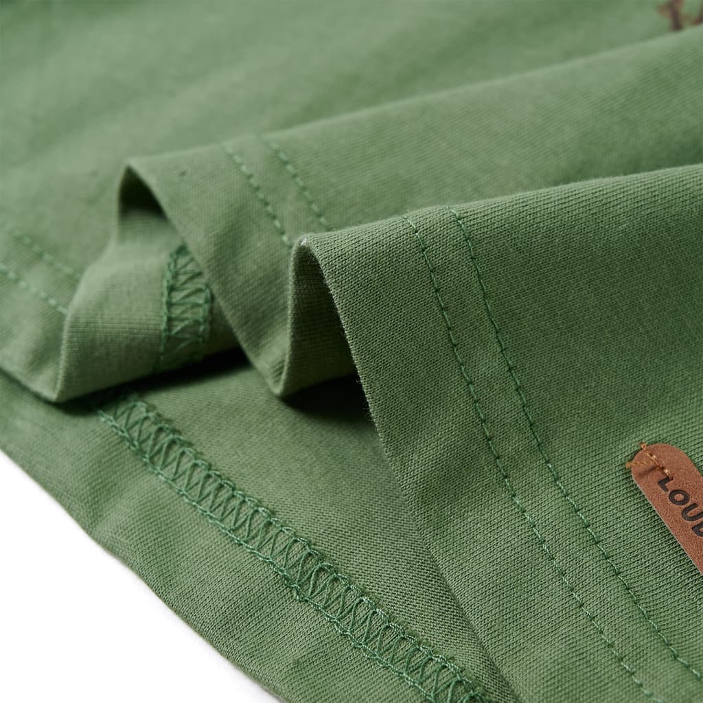 Μπλουζάκι Παιδικό Μακρυμάνικο Ανοιχτό Χακί 116 - PAKOBAZAAR