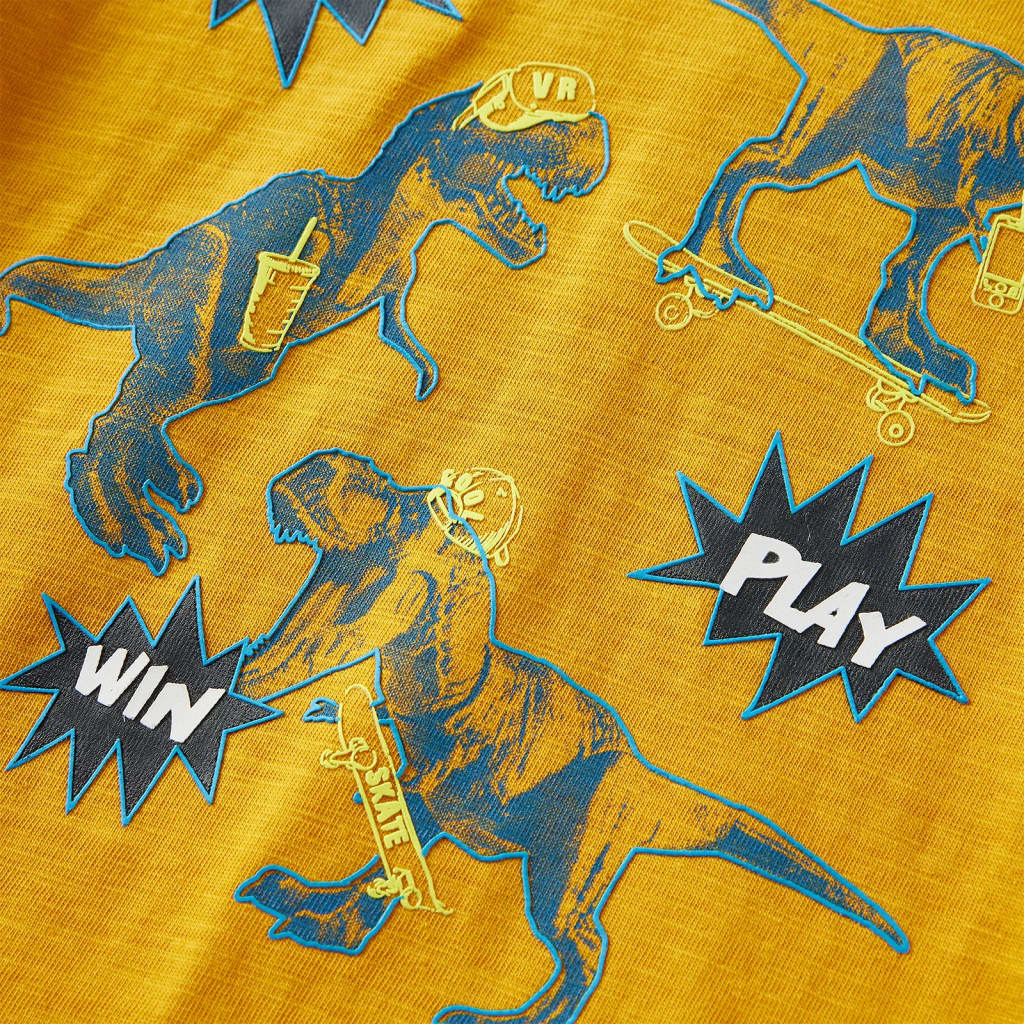 Μπλουζάκι Παιδικό Μακρυμάνικο Ώχρα 128 - PAKOBAZAAR