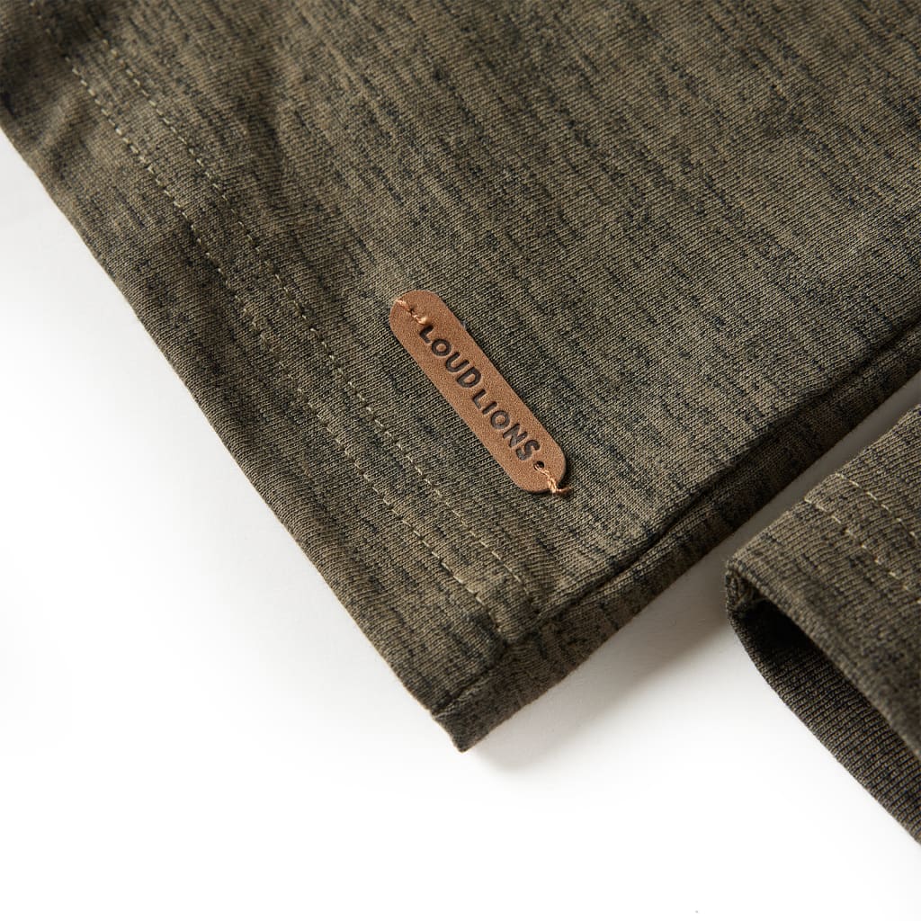 Μπλουζάκι Παιδικό Μακρυμάνικο Σκούρο Χακί Μελανζέ 104 - PAKOBAZAAR