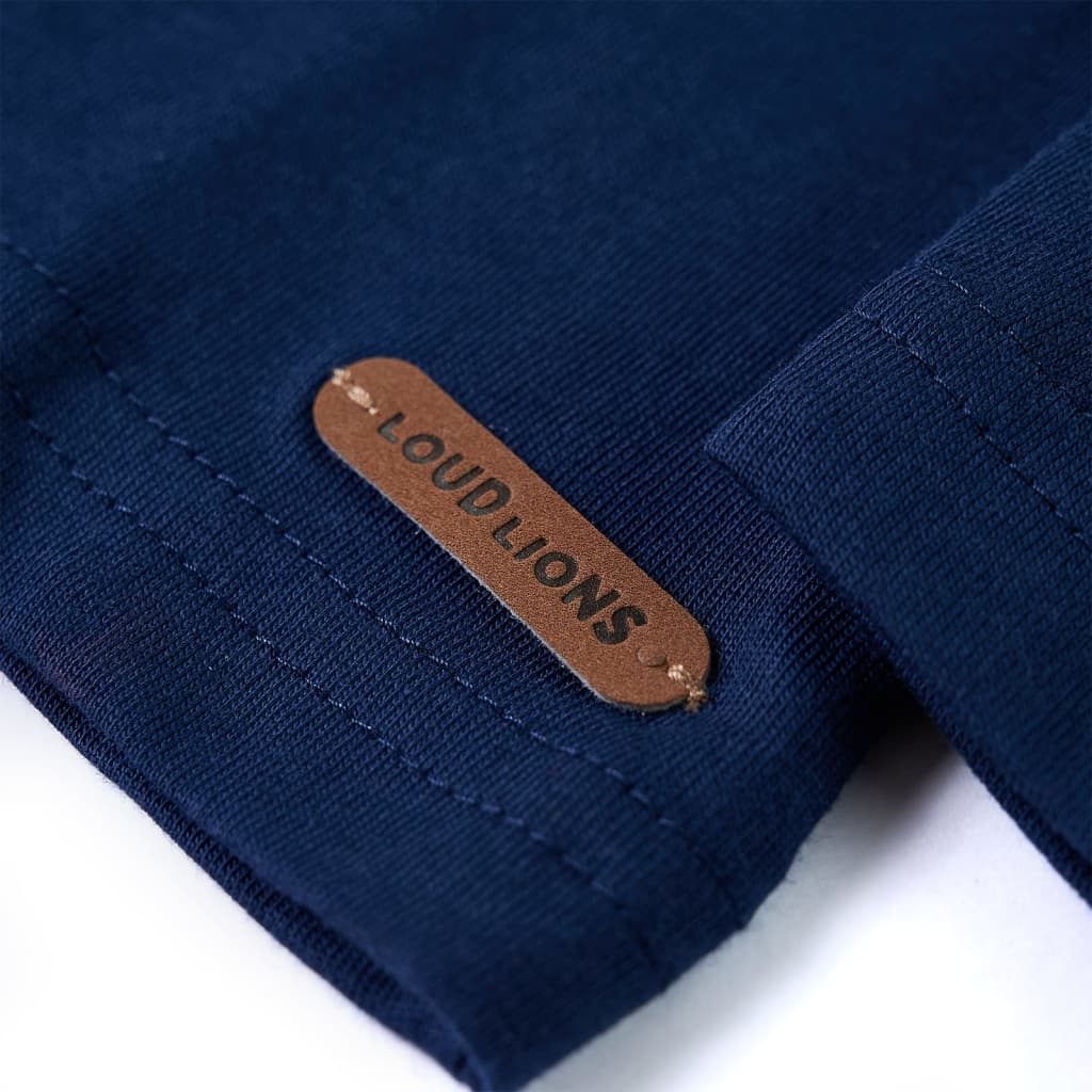 Μπλουζάκι Παιδικό Μακρυμάνικο Ναυτικό Μπλε 116 - PAKOBAZAAR