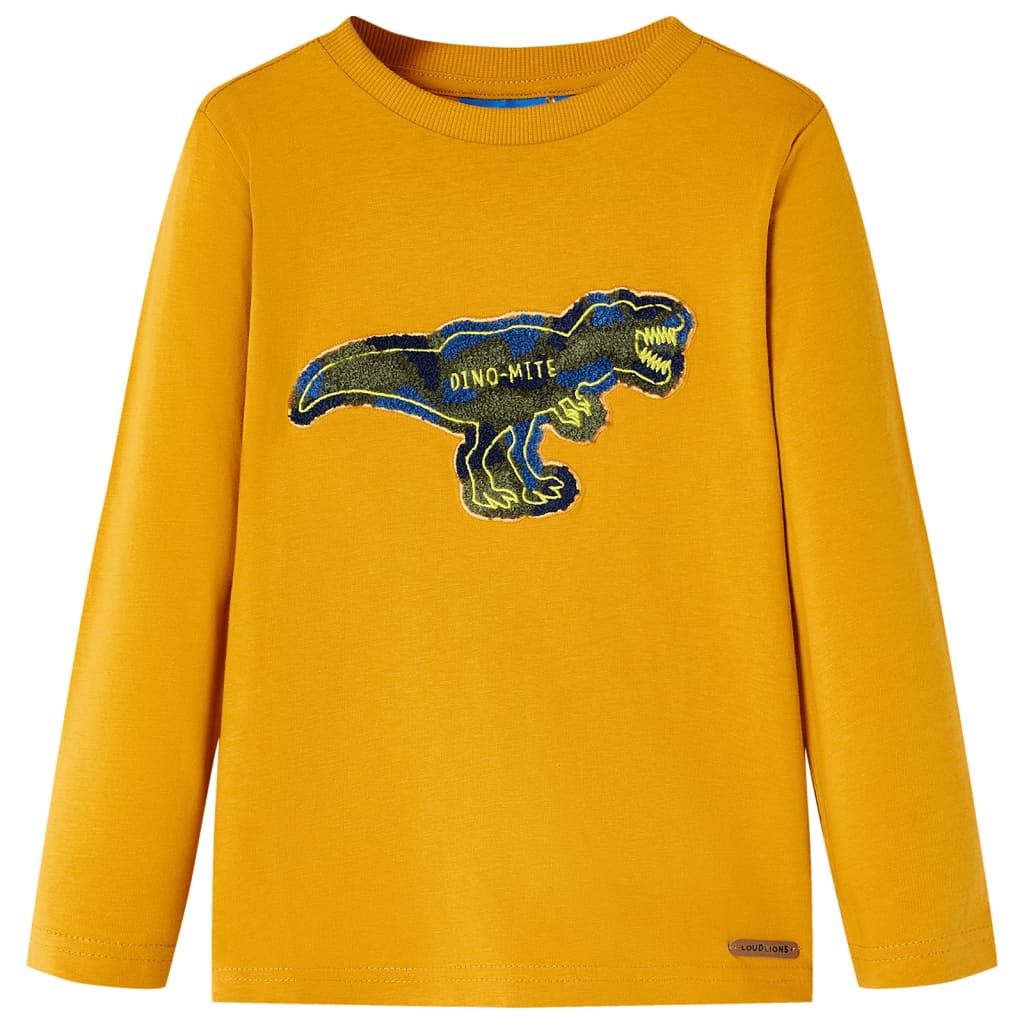 Μπλουζάκι Παιδικό Μακρυμάνικο Ώχρα 116