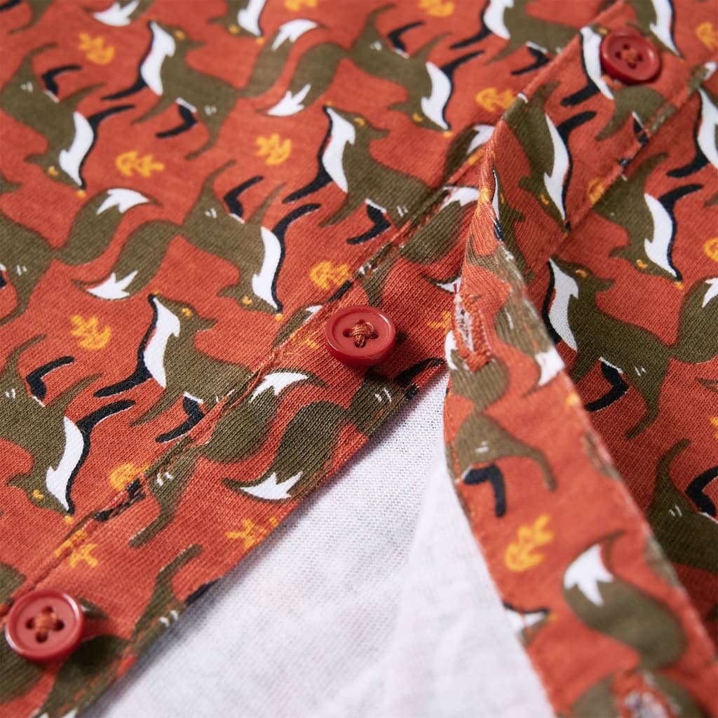 Πουκάμισο Παιδικό Ανοιχτό Χρώμα Σκουριάς 92 - PAKOBAZAAR