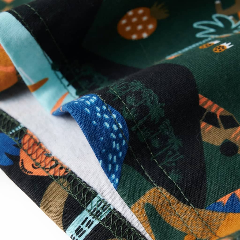 Πιτζάμα Παιδική Μακρυμάνικη Σκούρο Πράσινο 116 - PAKOBAZAAR