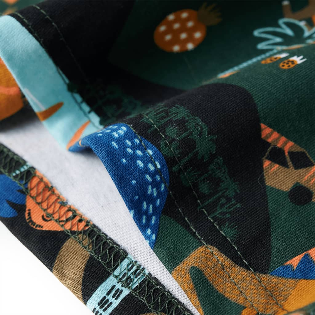 Πιτζάμα Παιδική Μακρυμάνικη Σκούρο Πράσινο 140 - PAKOBAZAAR