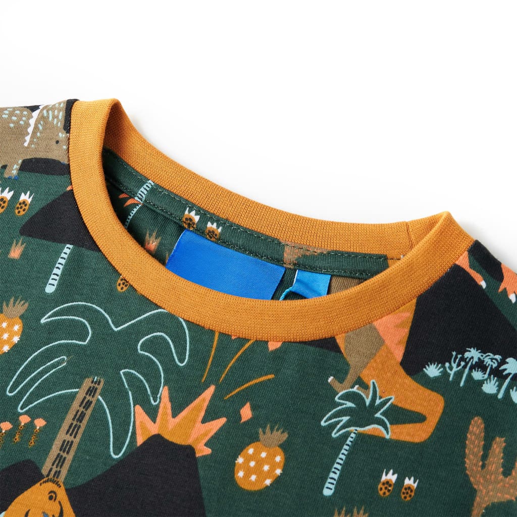 Πιτζάμα Παιδική Μακρυμάνικη Σκούρο Πράσινο 140 - PAKOBAZAAR