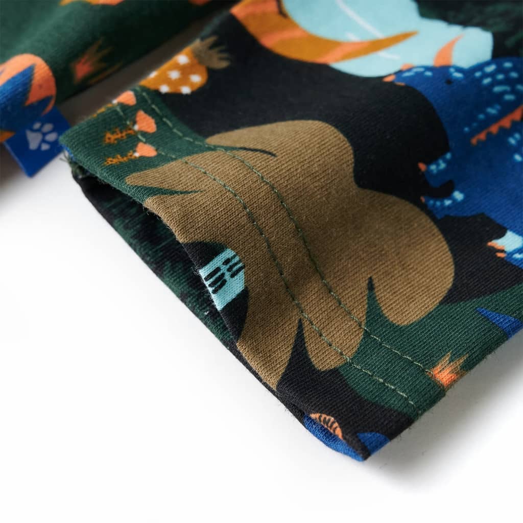 Πιτζάμα Παιδική Μακρυμάνικη Σκούρο Πράσινο 140 - PAKOBAZAAR