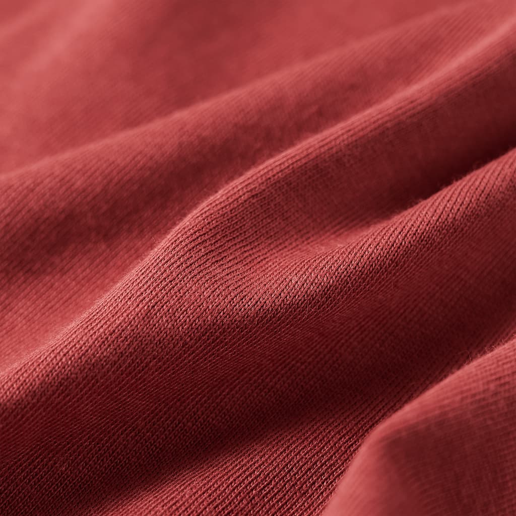 Μπλουζάκι Παιδικό Μακρυμάνικο Χρώμα Burnt Red 140 - PAKOBAZAAR