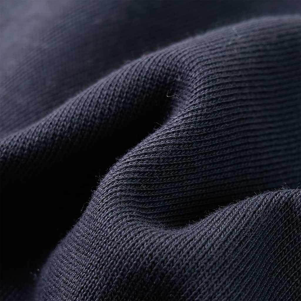 Φούτερ Παιδικό με Κουκούλα και Μισό Φερμουάρ Ανθρακί και Κονιάκ 92 - PAKOBAZAAR