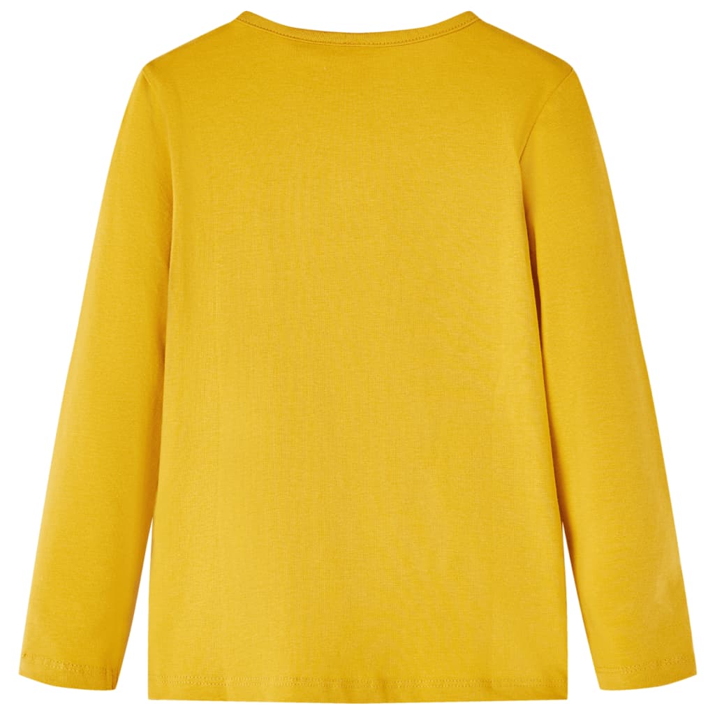 Μπλουζάκι Παιδικό Μακρυμάνικο Σκούρα Ώχρα 104 - PAKOBAZAAR