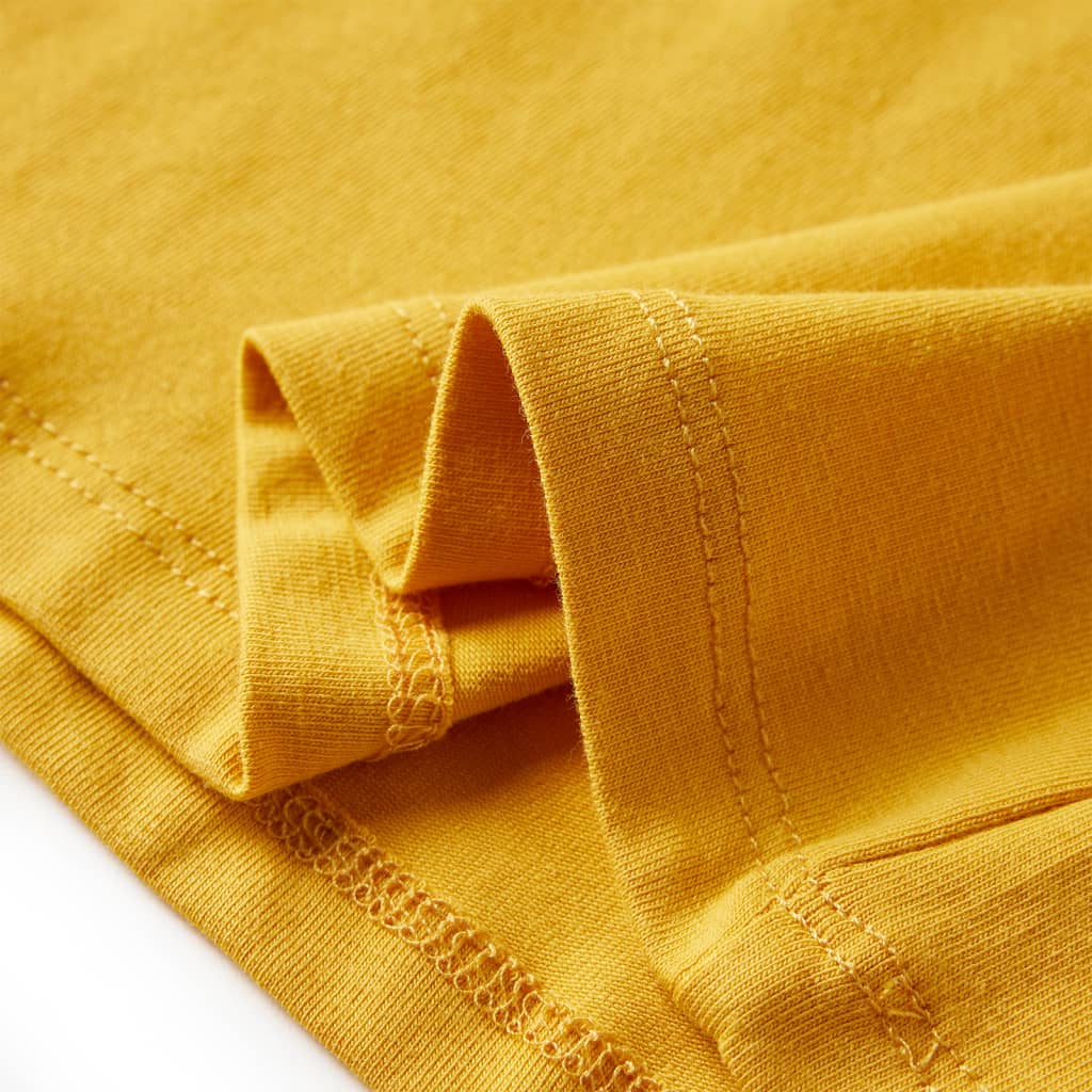 Μπλουζάκι Παιδικό Μακρυμάνικο Σκούρα Ώχρα 128 - PAKOBAZAAR