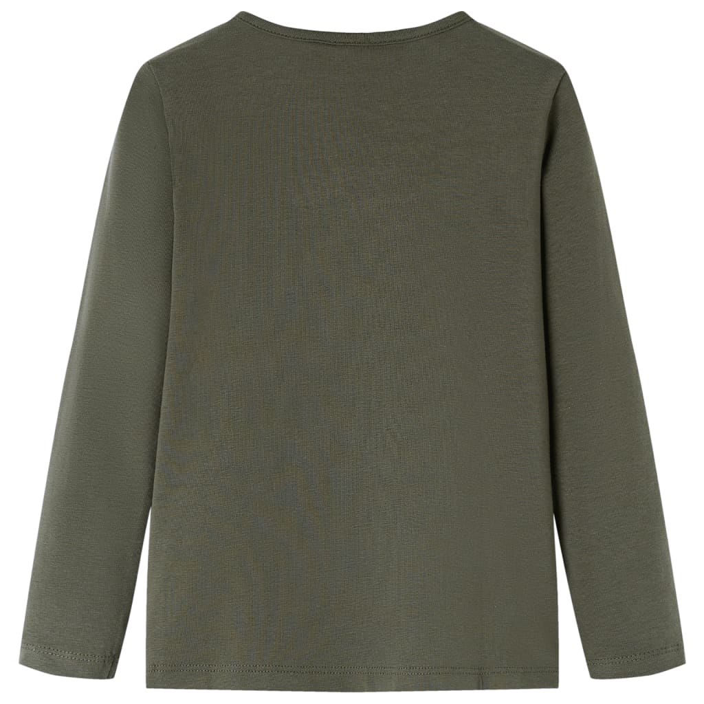 Μπλουζάκι Παιδικό Μακρυμάνικο Χακί 140 - PAKOBAZAAR