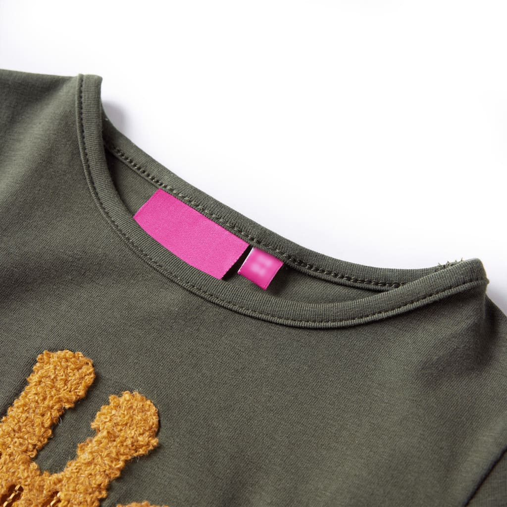 Μπλουζάκι Παιδικό Μακρυμάνικο Χακί 140 - PAKOBAZAAR