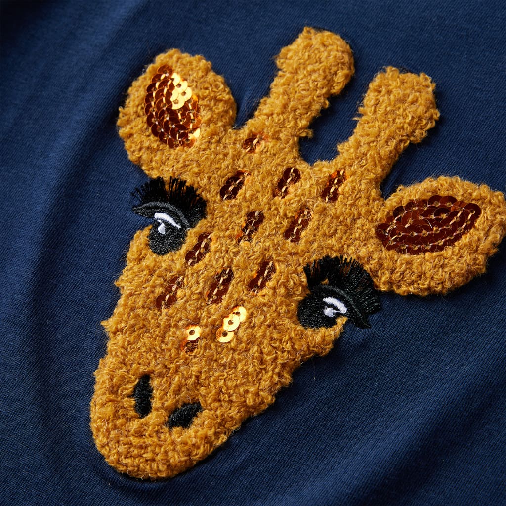 Μπλουζάκι Παιδικό Μακρυμάνικο Ναυτικό Μπλε 128 - PAKOBAZAAR