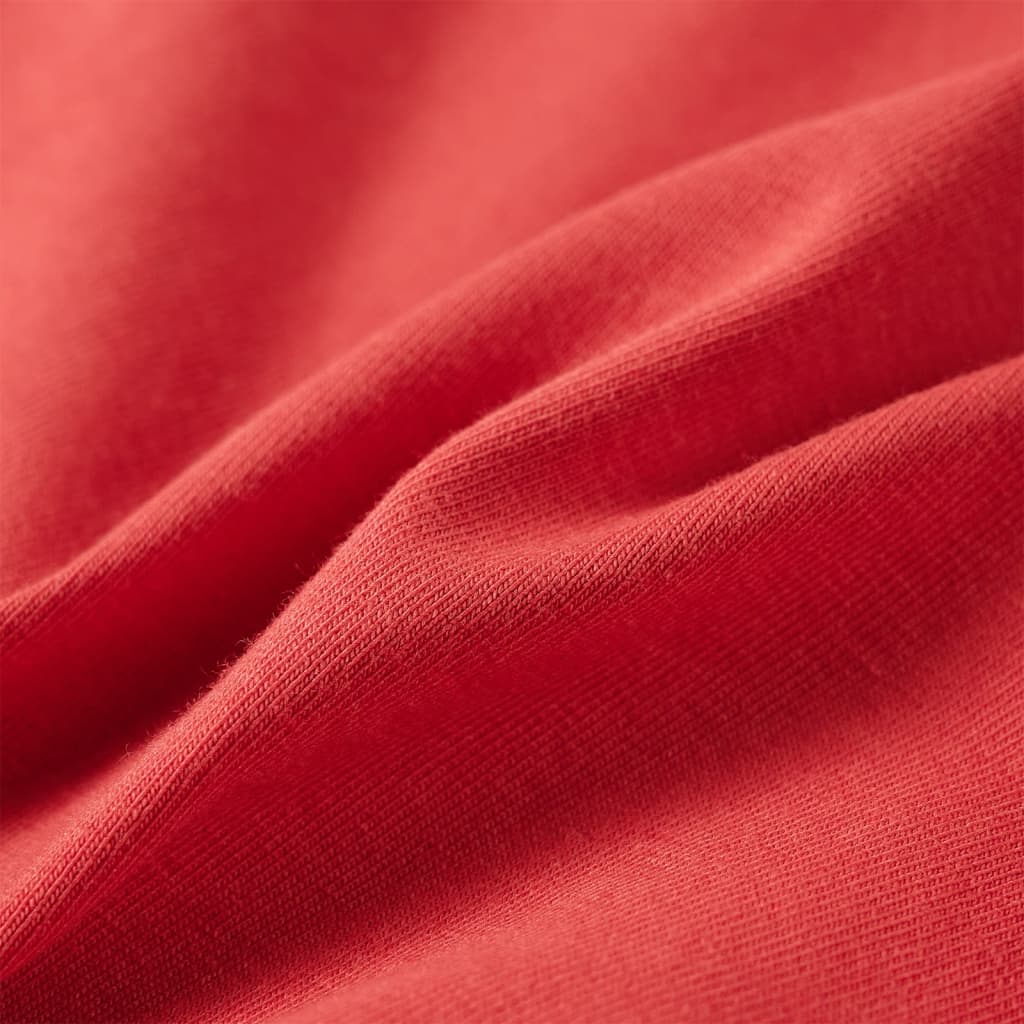 Μπλουζάκι Παιδικό Μακρυμάνικο Χρώμα Burnt Red 128 - PAKOBAZAAR