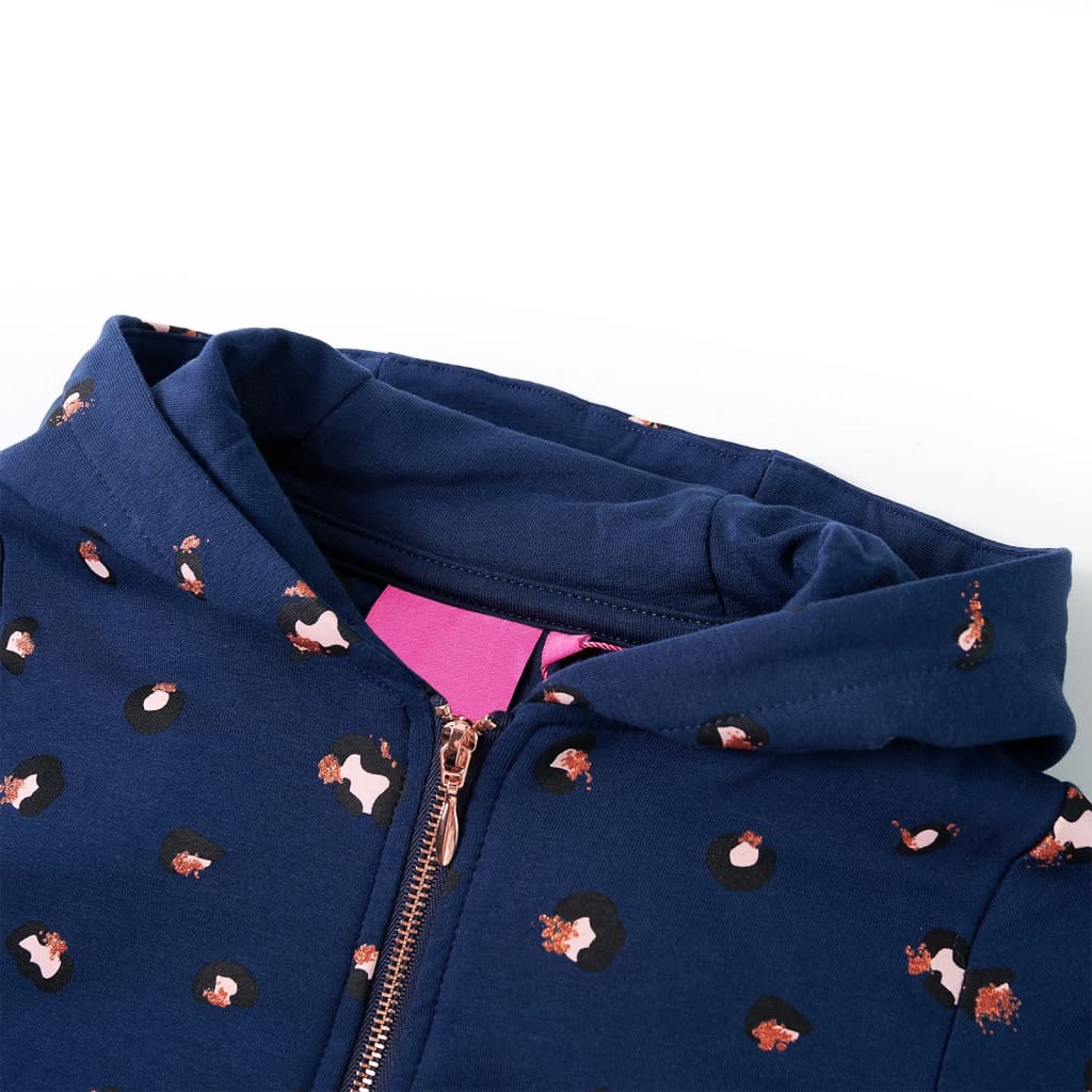 Φούτερ Παιδικό με Κουκούλα Σκούρο Μπλε 92 - PAKOBAZAAR