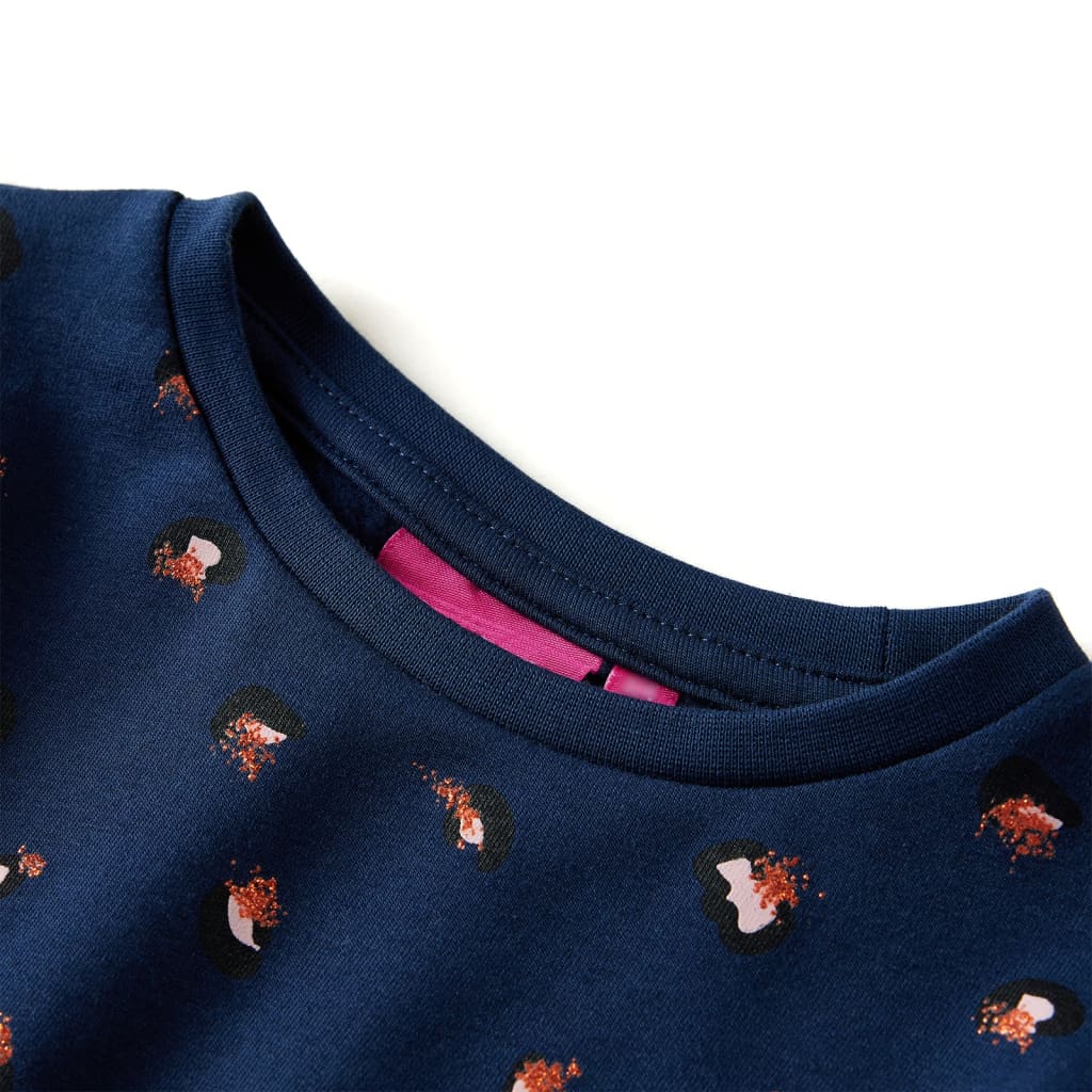 Φόρεμα Παιδικό Μακρυμάνικο Ναυτικό Μπλε 128 - PAKOBAZAAR