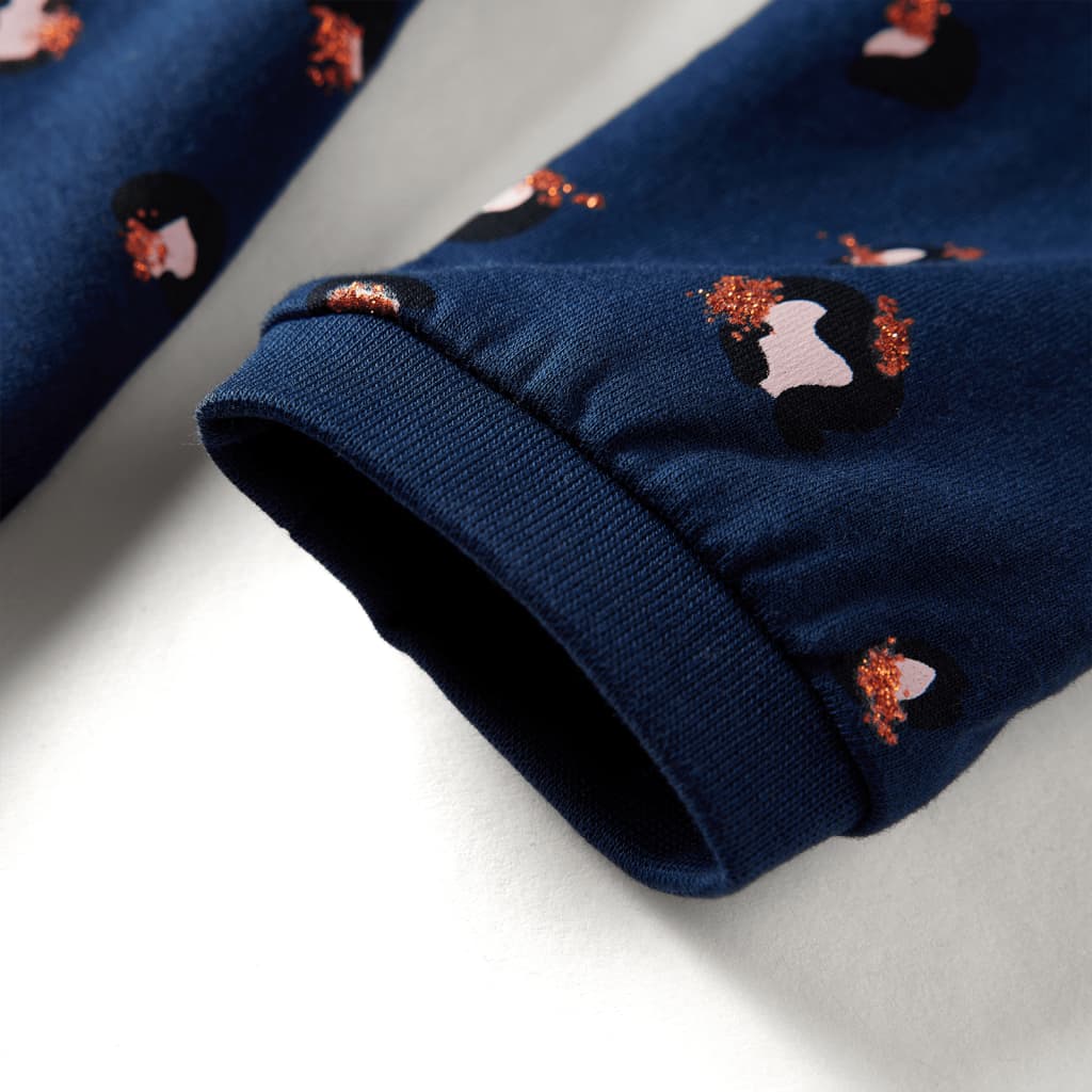 Φόρεμα Παιδικό Μακρυμάνικο Ναυτικό Μπλε 128 - PAKOBAZAAR