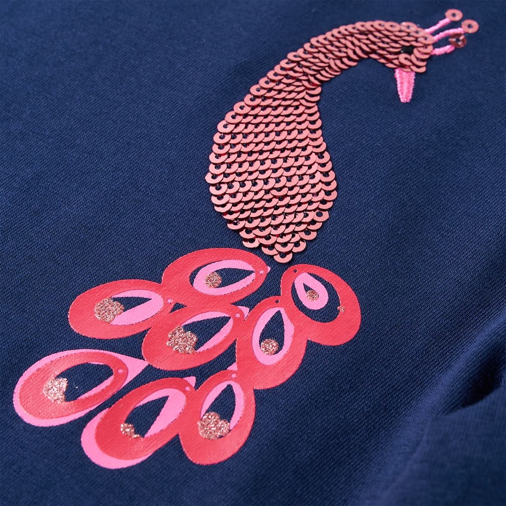 Μπλουζάκι Παιδικό Μακρυμάνικο Ναυτικό Μπλε 128 - PAKOBAZAAR