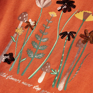 Μπλουζάκι Παιδικό Μακρυμάνικο Πορτοκαλί 128 - PAKOBAZAAR