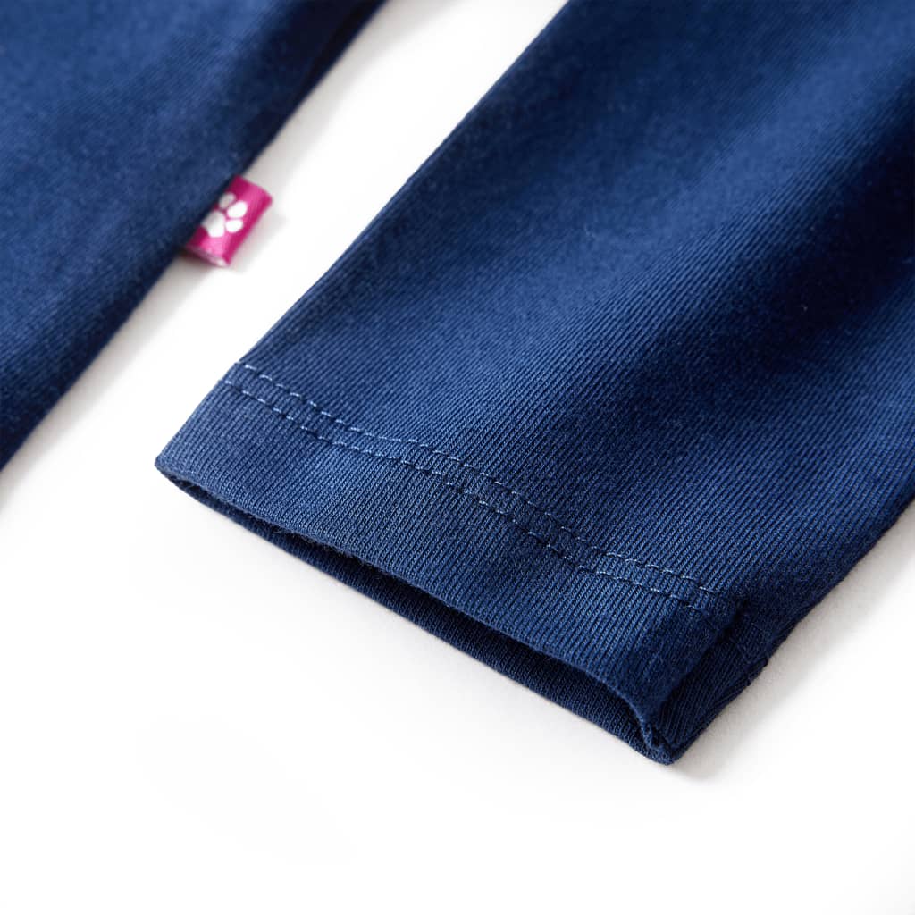 Μπλουζάκι Παιδικό Μακρυμάνικο Ναυτικό Μπλε 128 - PAKOBAZAAR