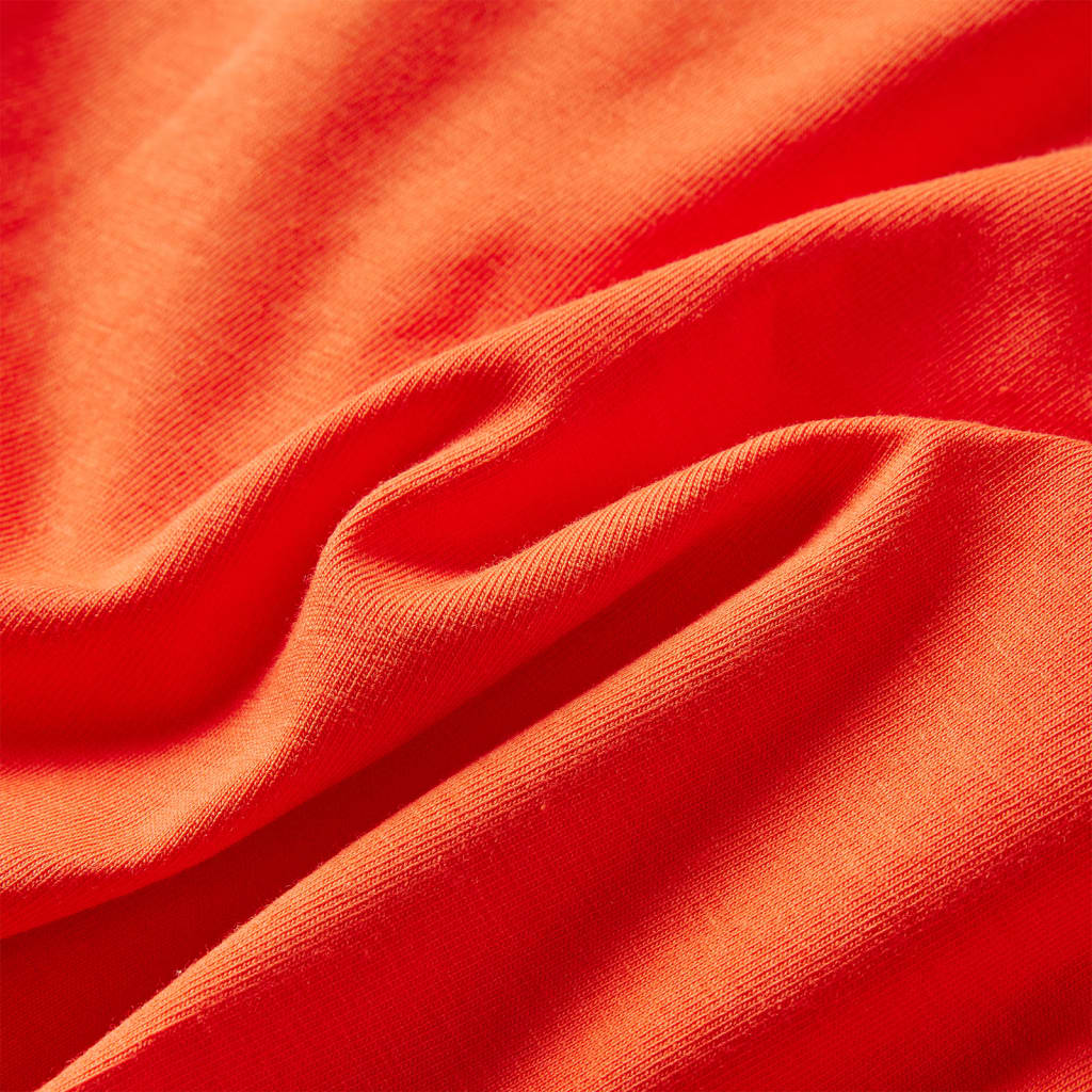 Μπλουζάκι Παιδικό Μακρυμάνικο Σκούρο Πορτοκαλί 116 - PAKOBAZAAR